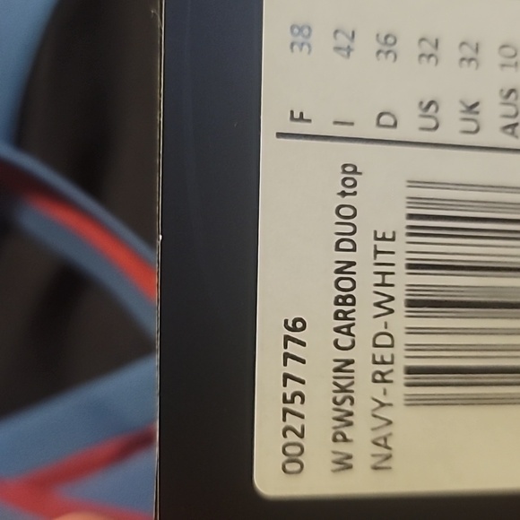 NWT Arena Powerskin Carbon Duo Top - Open Back - Picture 13 of 16